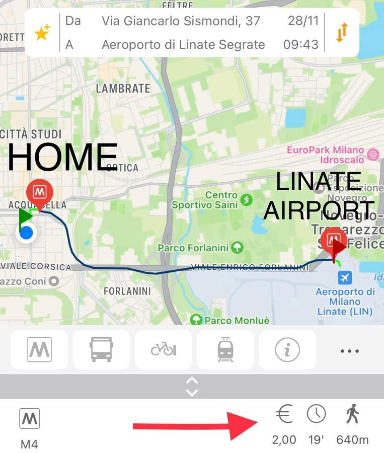 Sismondi New Apt Milano Dış mekan fotoğraf