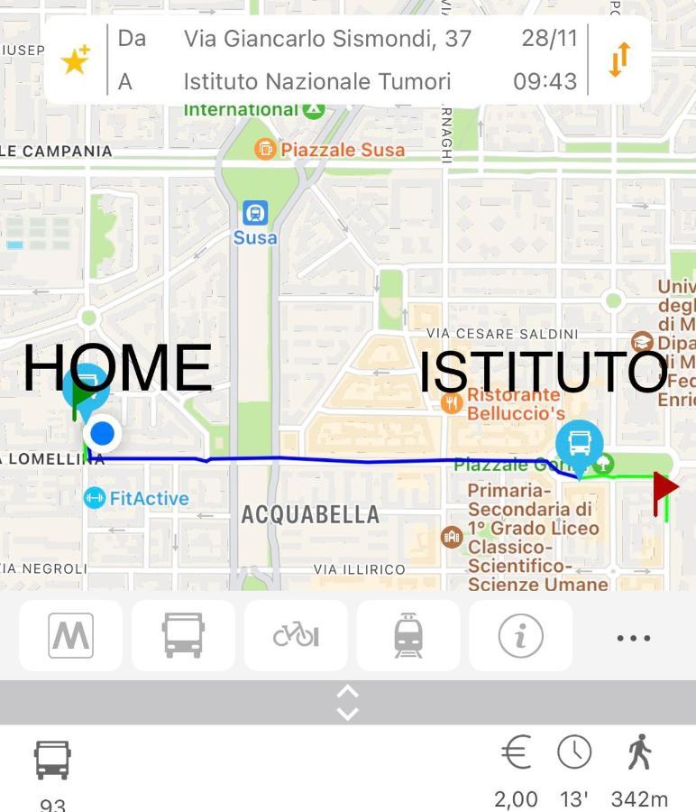 Sismondi New Apt Milano Dış mekan fotoğraf
